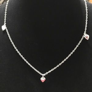Vintage Sarah Coventry Heart Necklace - 20”